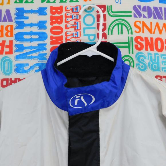 Fieldsheer Soft Shell Moto Jacket Size 2XL Full Zip Blue White Black Scotchlite - Picture 3 of 8